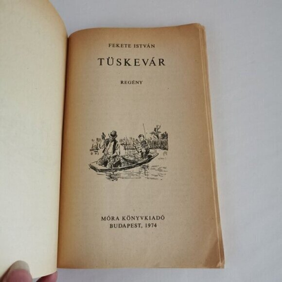 1977 Hungarian Kid Book Fekete István Illustrated Tüskevár Youth Novel Cover Art - Picture 6 of 9